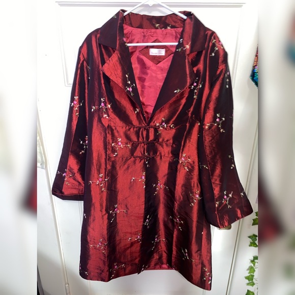 Red Floral Jacket - Picture 3 of 6